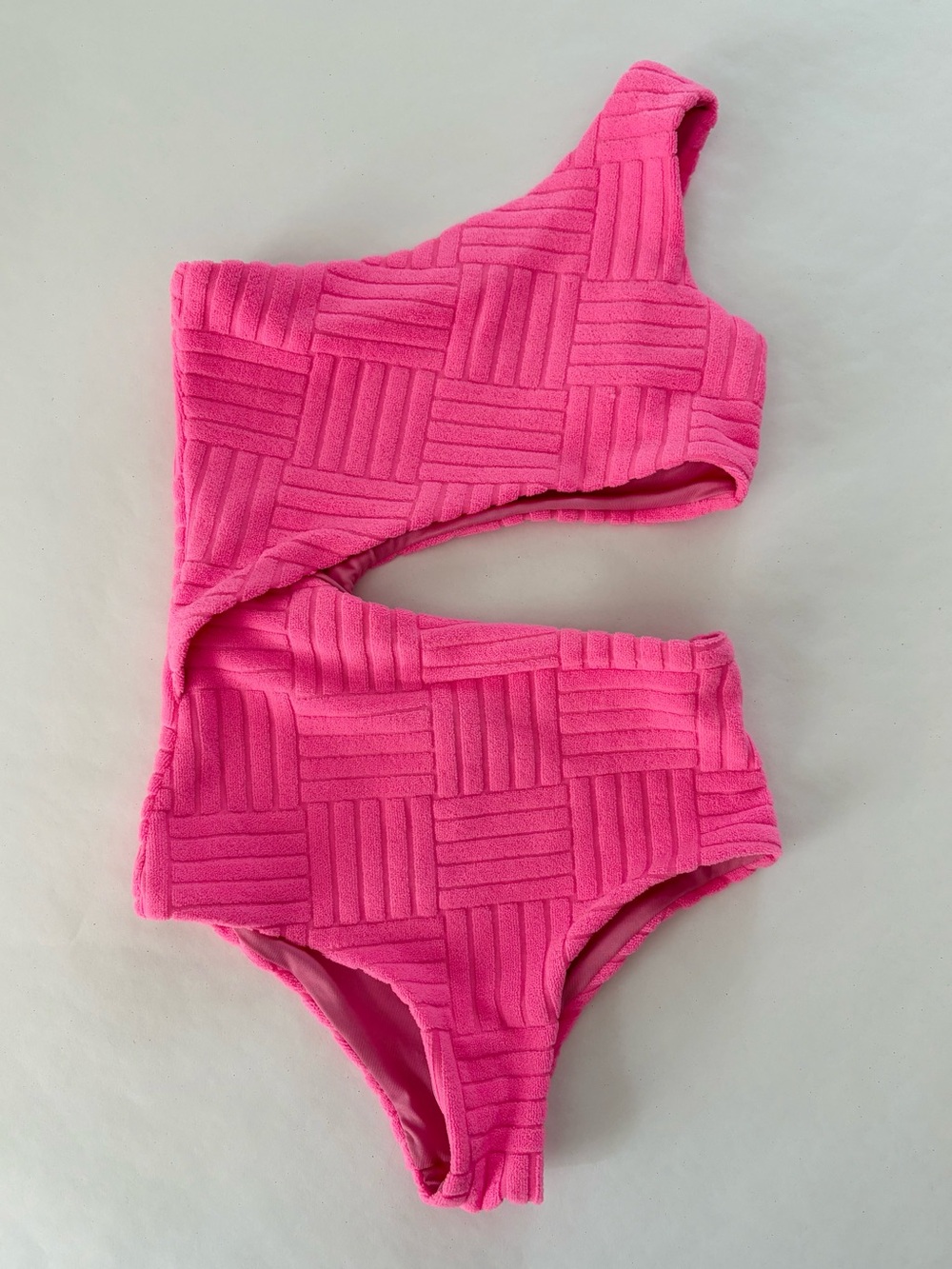 Beach Riot Little Celine One Piece Swimsuit in Strawberry Moon Terry
